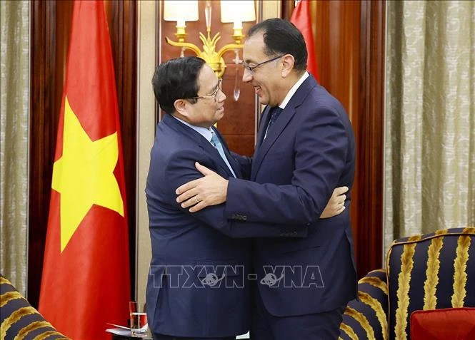 PM Pham Minh Chinh meets with Egyptian Prime Minister