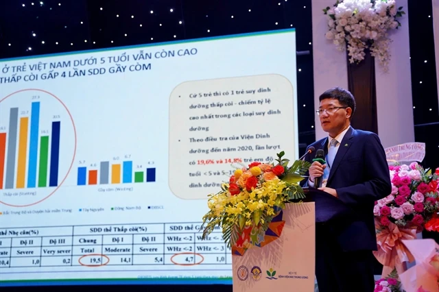 Stunting rate among Vietnamese children is still high health experts