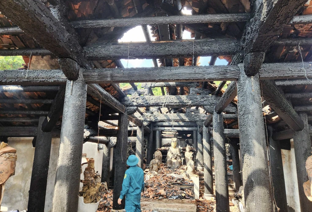 Cháy chùa Phổ Quang 800 năm tuổi Nhiều đối tượng lừa đảo kêu gọi quyên góp