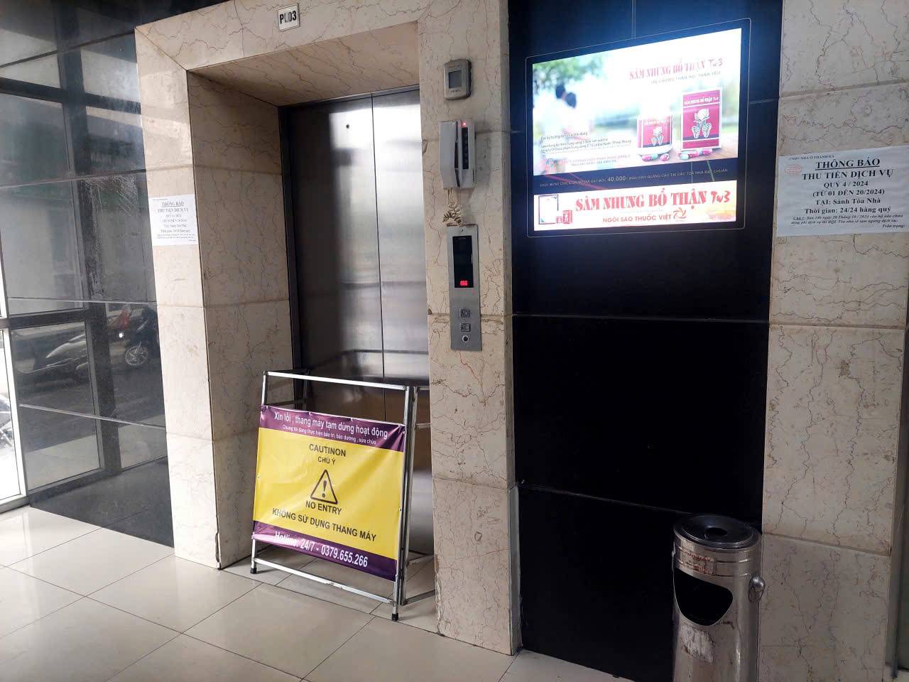 Thang máy chung cư trượt tự do, gần chục trẻ em hốt hoảng kêu cứu