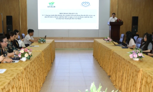 TP Hồ Chí Minh  Hỗ trợ dinh dưỡng cho trẻ em di cư khó khăn