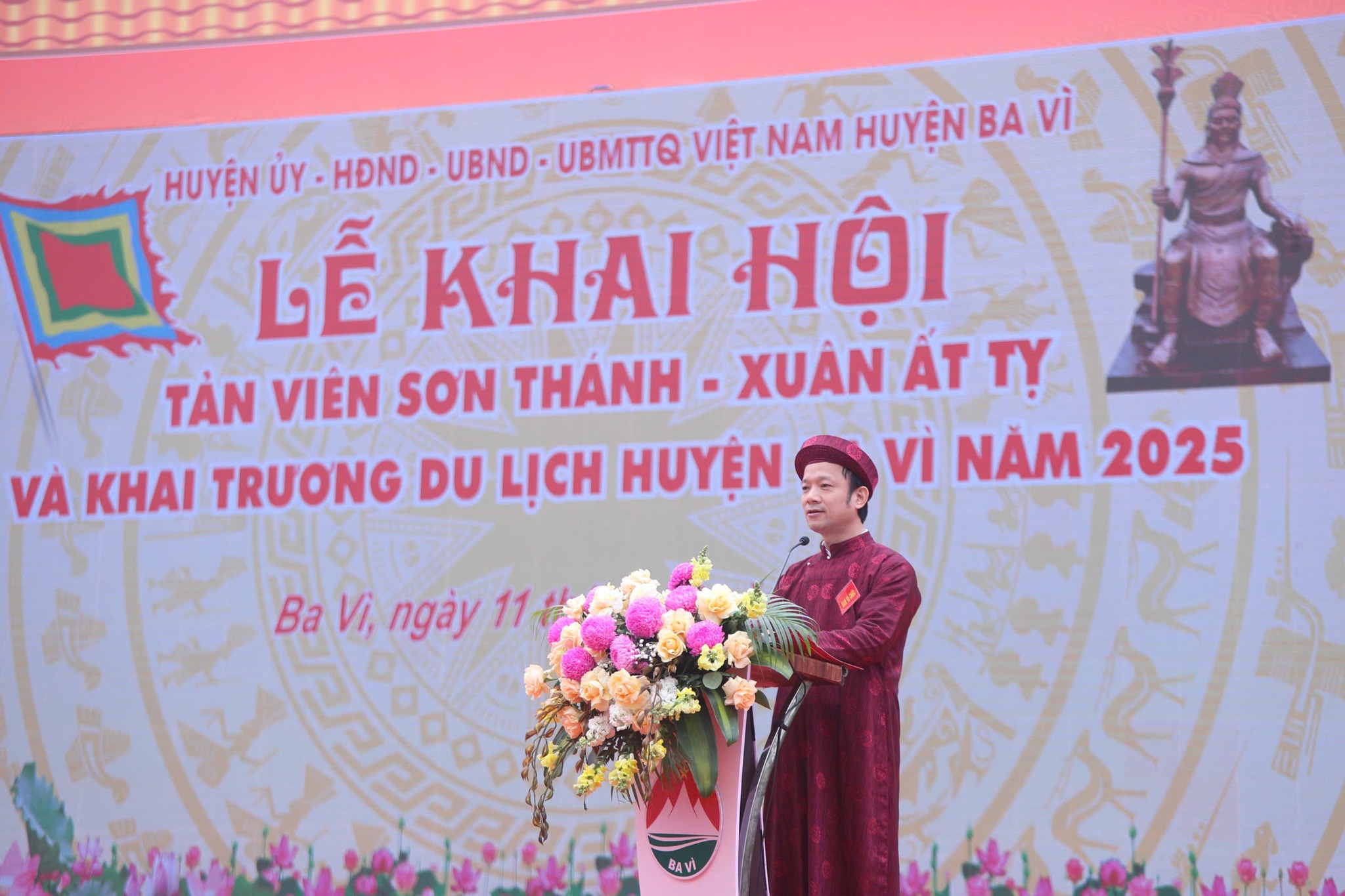 Lễ khai hội Tản Viên Sơn Thánh và khai trương du lịch huyện Ba Vì 2025
