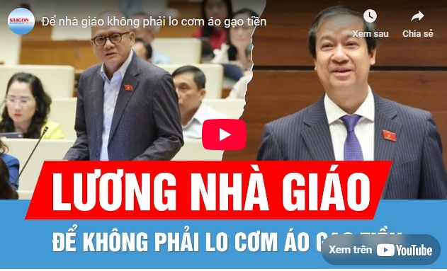 Để nhà giáo không phải lo cơm áo gạo tiền