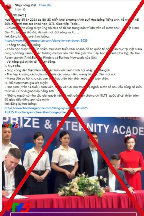 Bộ Giáo dục  Đào tạo cảnh báo lừa đảo liên quan đến học bổng du học