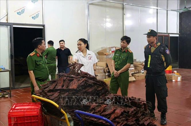 Phú Thọ Khởi tố đường dây sản xuất thịt sấy khô giả hàng trăm tấn