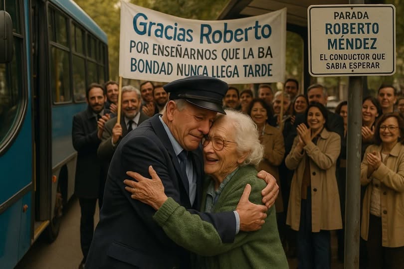 Người tài xế xe buýt luôn chờ một cụ bà bước lên… và cả thành phố đã tri ân ông