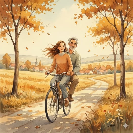 Người cha và chiếc xe đạp cũ