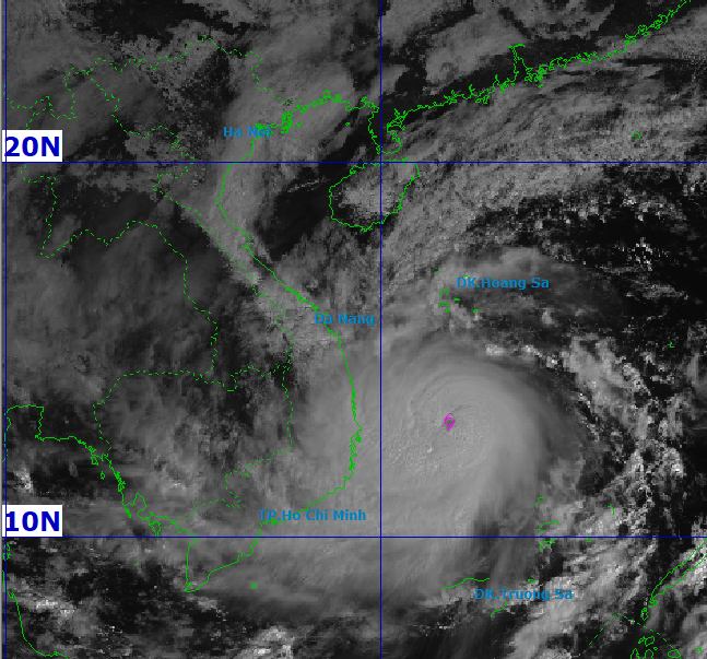Bão số 13 Kalmaegi tăng lên cấp 15, đêm nay đỉnh điểm mưa rất to và gió cực mạnh