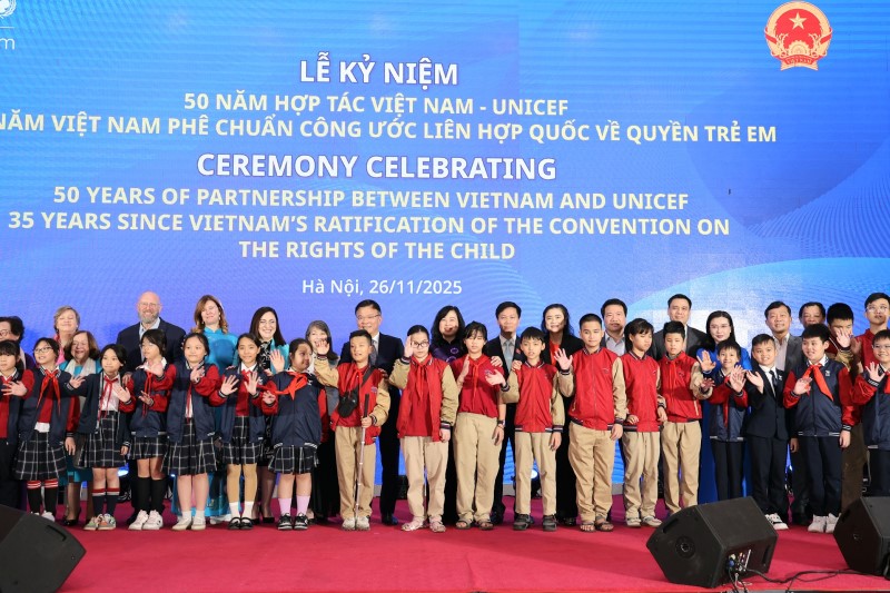 Kỷ niệm 50 năm hợp tác Việt Nam và UNICEF, 35 năm Công ước Liên hợp quốc về Quyền trẻ em