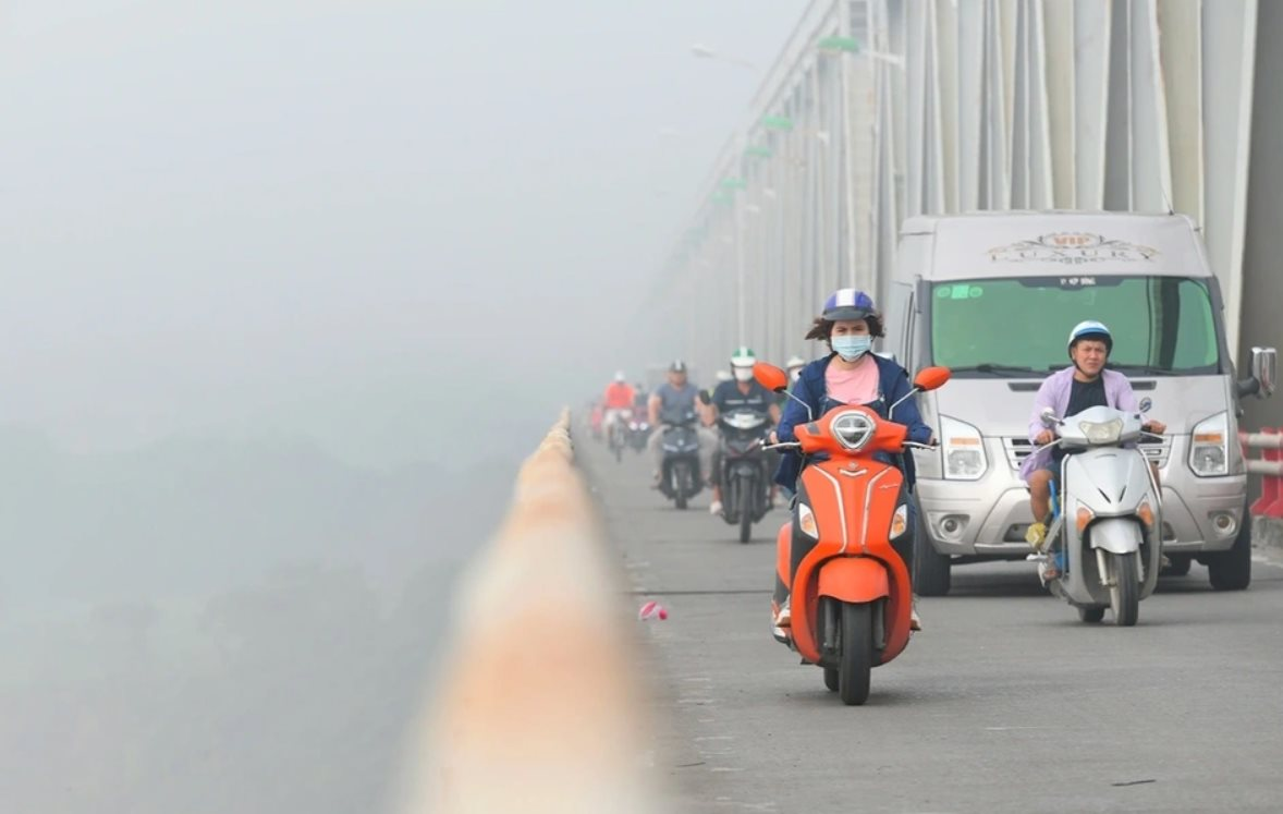 Không khí Hà Nội ô nhiễm thuộc Top 10 thế giới