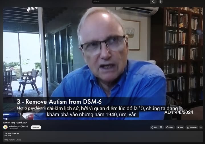 Đừng bao giờ coi Tự kỷ là bệnh tâm thần