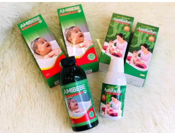 Đình chỉ lưu hành, thu hồi toàn quốc nước tắm gội trẻ em Amibebe Pro