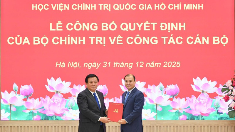 Ông Lê Hải Bình giữ chức Phó Giám đốc Học viện Chính trị quốc gia Hồ Chí Minh