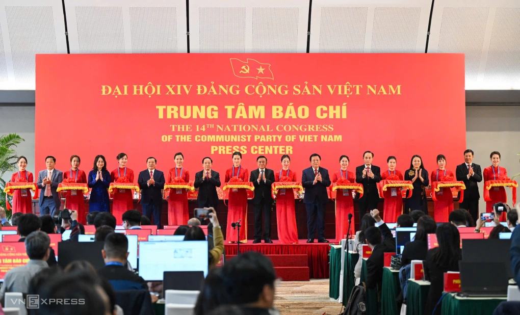 Khai trương Trung tâm báo chí Đại hội XIV của Đảng
