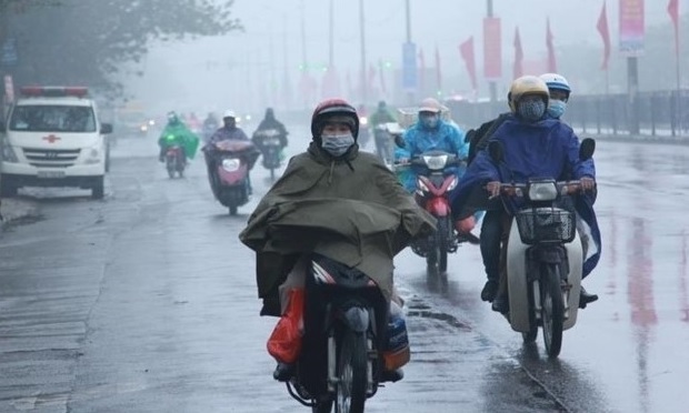 Hà Nội mưa rét, nhiệt độ thấp nhất ban đêm 10 - 13 độ C