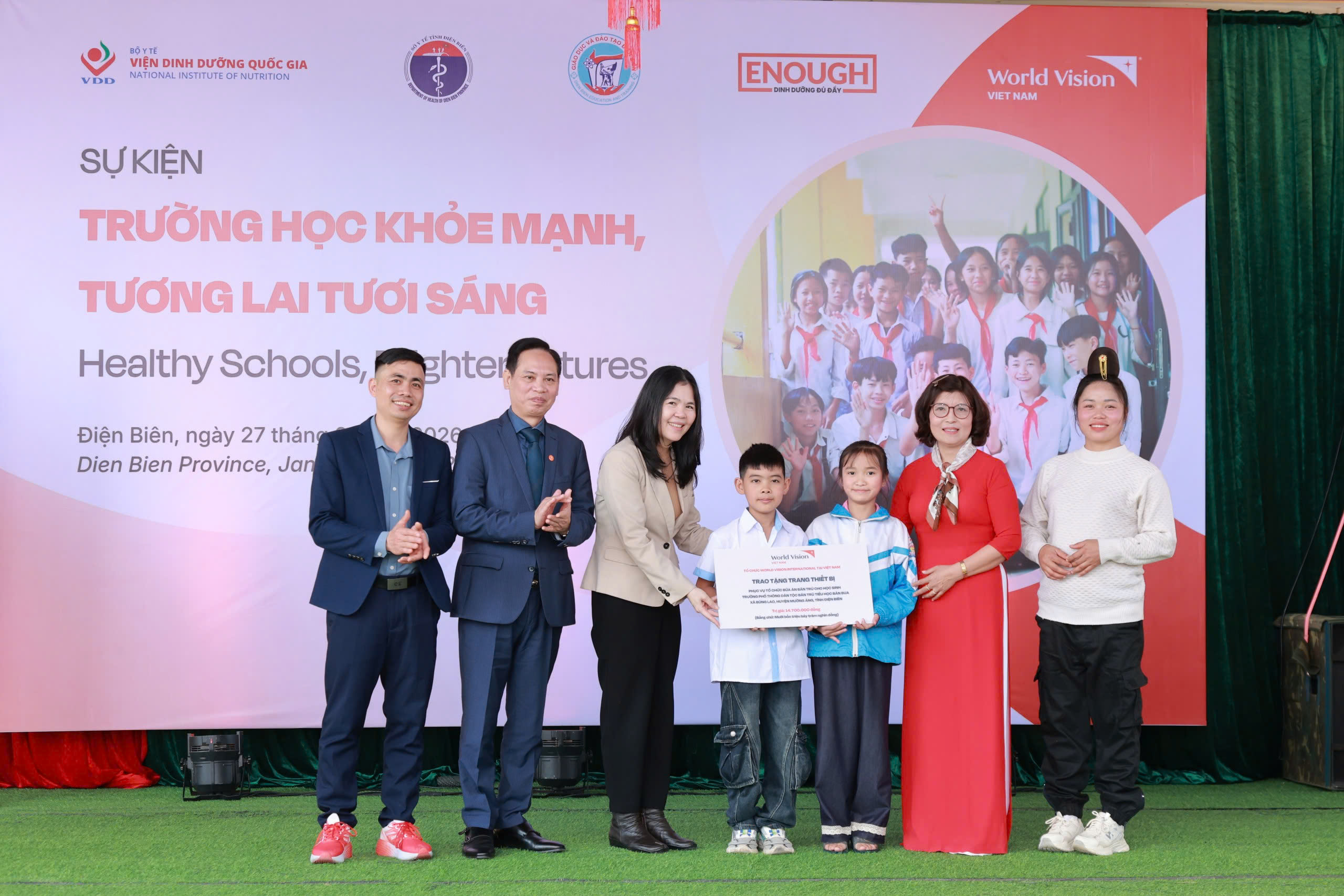 Nâng cao dinh dưỡng học đường cho trẻ em Trường học khỏe mạnh – Tương lai tươi sáng