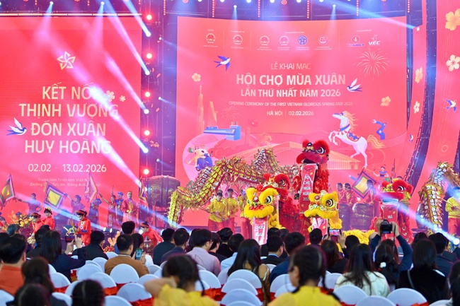 Sáng nay 2 2, khai mạc Hội chợ Mùa Xuân lần thứ nhất năm 2026