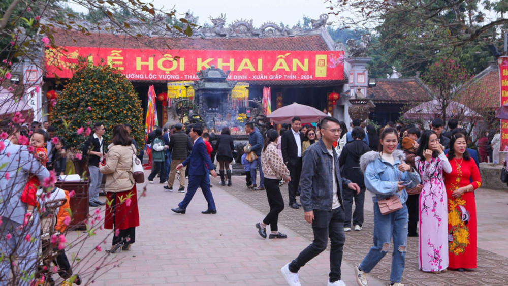 Lễ hội khai ấn đền Trần xuân Bính Ngọ sẽ diễn ra từ ngày 27 2-4 3