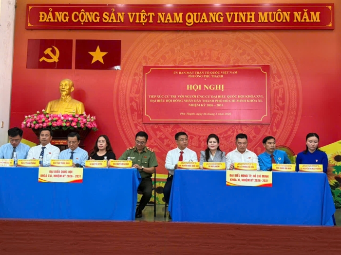 TPHCM; Cử tri phường Phú Thạnh kỳ vọng vào các ứng cử viên đại biểu dân cử