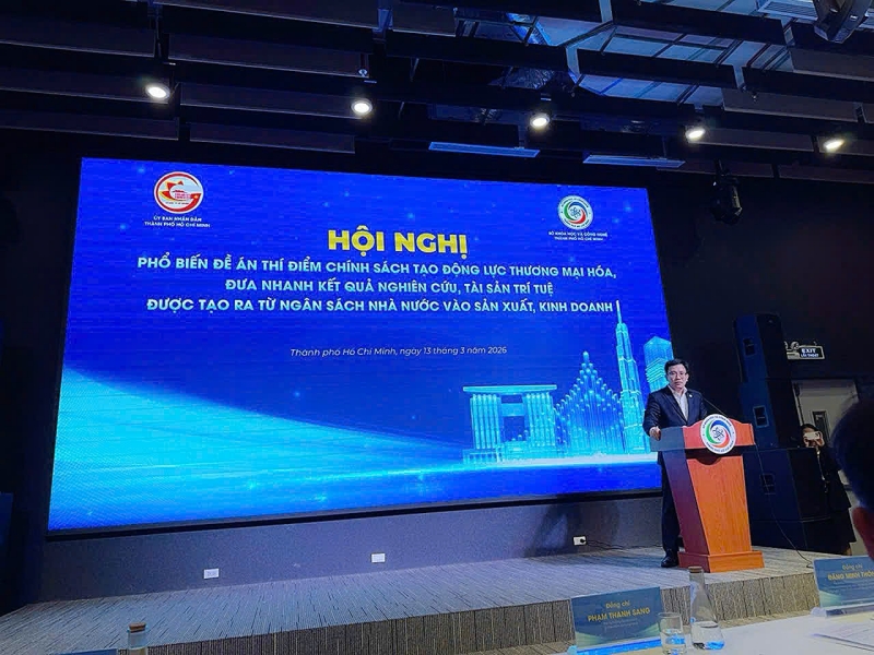 TP HCM thí điểm cơ chế thúc đẩy thương mại hóa kết quả nghiên cứu khoa học