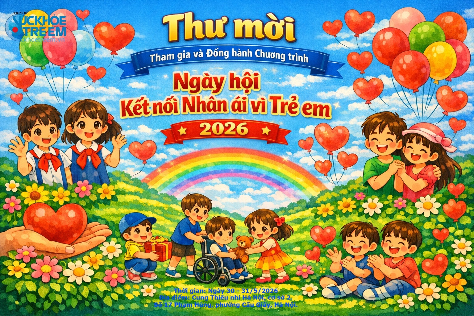 Chung tay tham gia chương trình Ngày hội kết nối Nhân ái vì Trẻ em