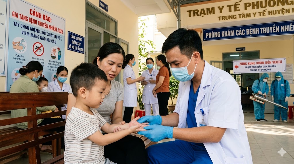 Cảnh báo gia tăng các bệnh truyền nhiễm đầu năm 2026