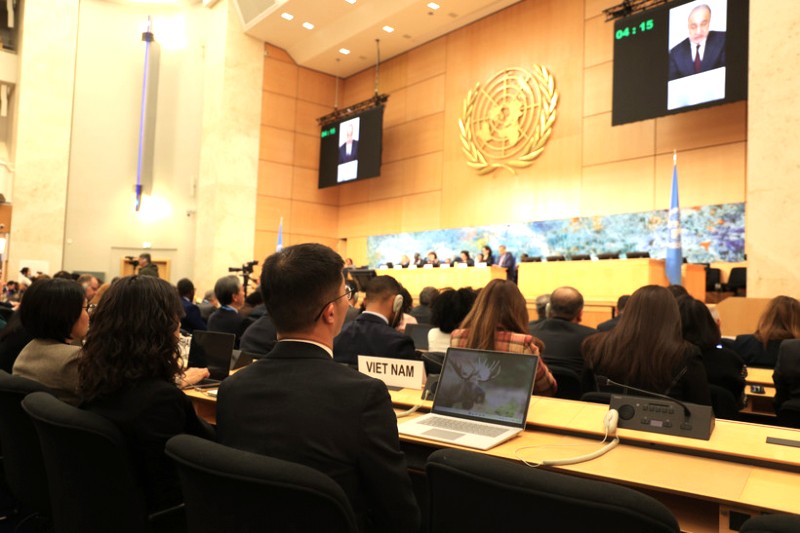 Việt Nam khẳng định vai trò tích cực, chủ động, có trách nhiệm tại Hội đồng nhân quyền Liên hợp quốc