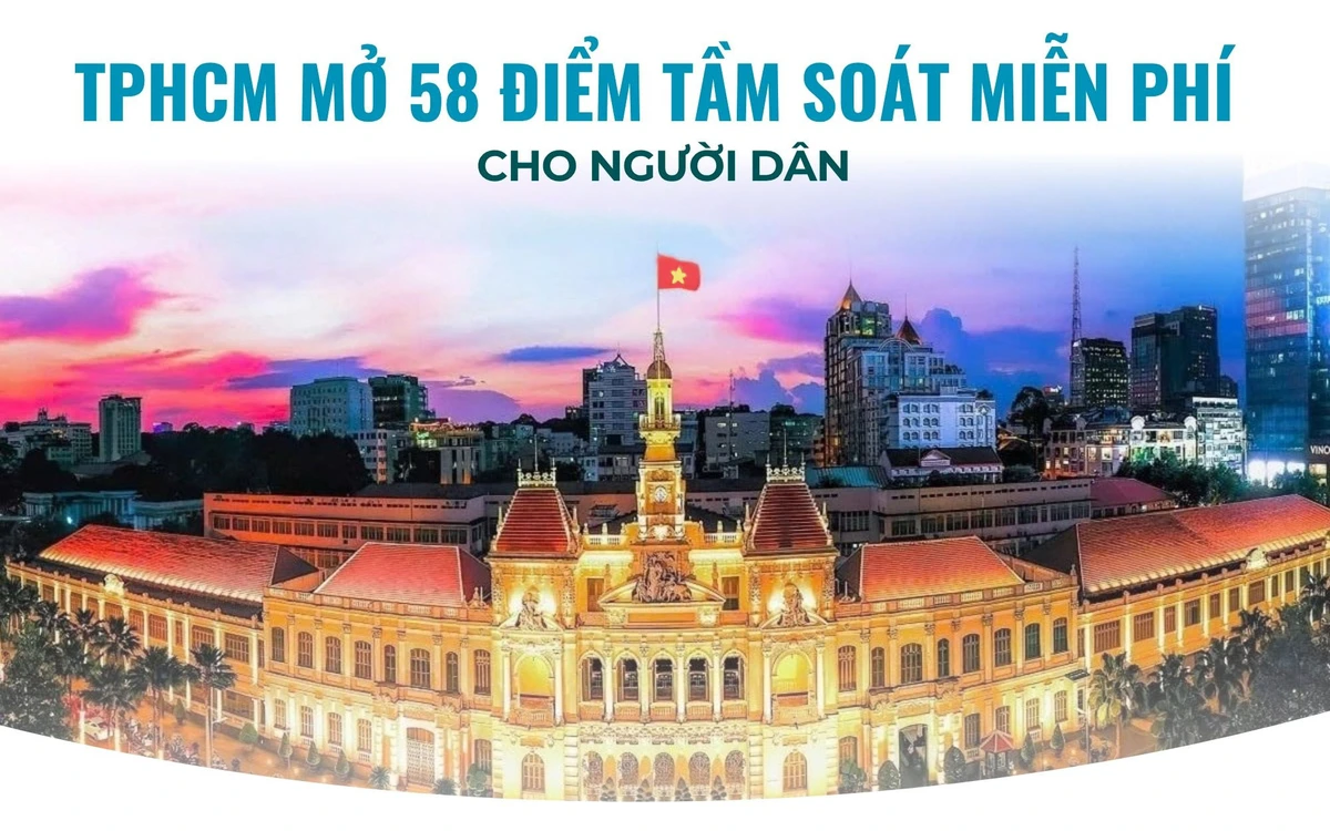 TPHCM công bố 58 điểm khám sức khỏe miễn phí cho người dân vào ngày 5 4