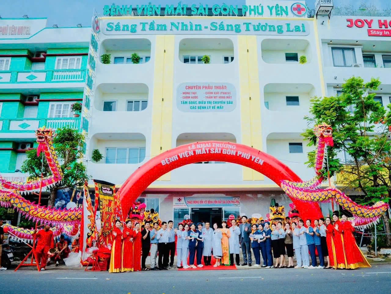 Tân Kiến An hân hạnh là đơn vị tổng thầu thi công toàn phần công trình Bệnh viện Mắt Sài Gòn Phú Yên