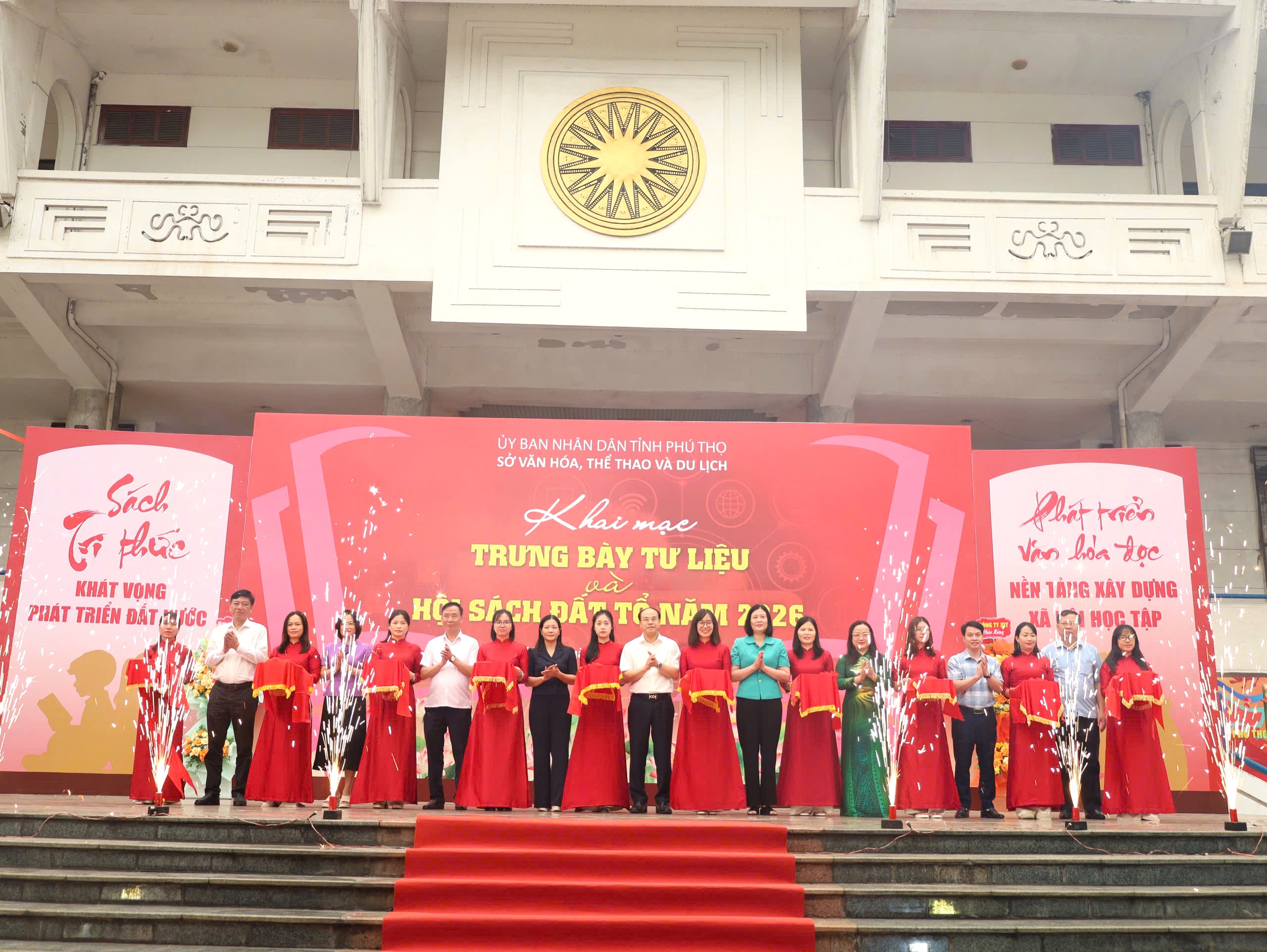 Khai mạc Hội sách Đất Tổ năm 2026 Lan tỏa giá trị văn hóa lịch sử, cội nguồn dân tộc