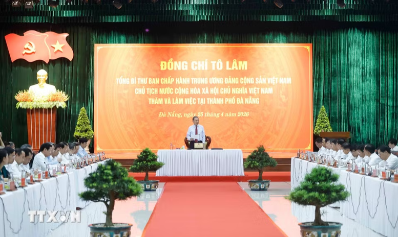 Tổng Bí thư, Chủ tịch nước Tô Lâm Xây dựng Đà Nẵng là đô thị biển hiện đại, tăng trưởng lớn của cả nước