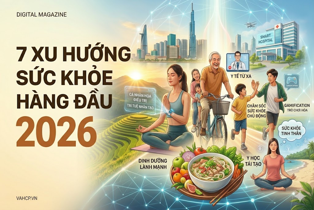 Dự báo 7 xu hướng chăm sóc sức khỏe định hình năm 2026
