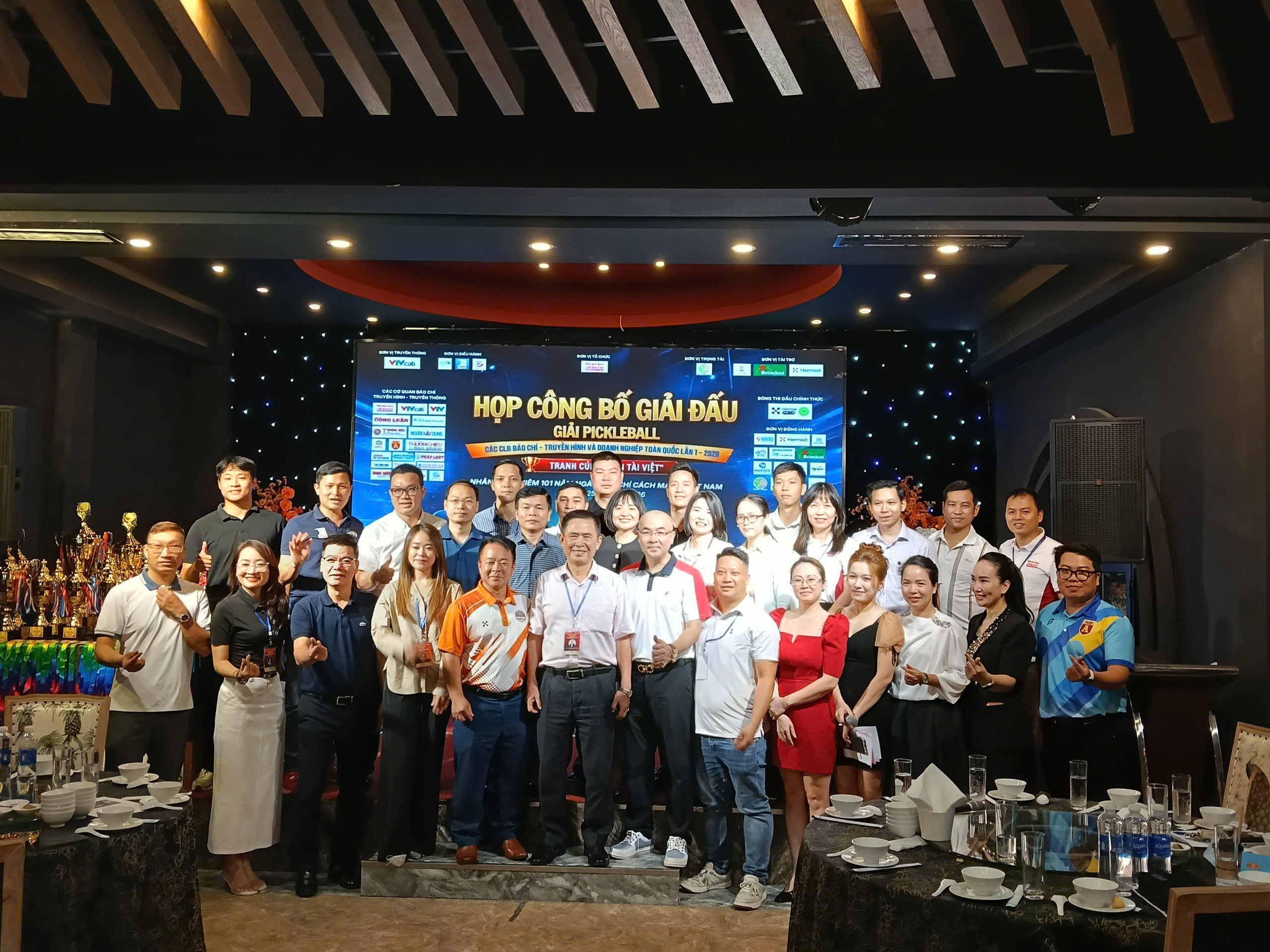 Công bố Giải Pickleball Nhân tài Việt 2026 Nâng cao sức khỏe, gắn kết báo chí, truyền thông và doanh nghiệp