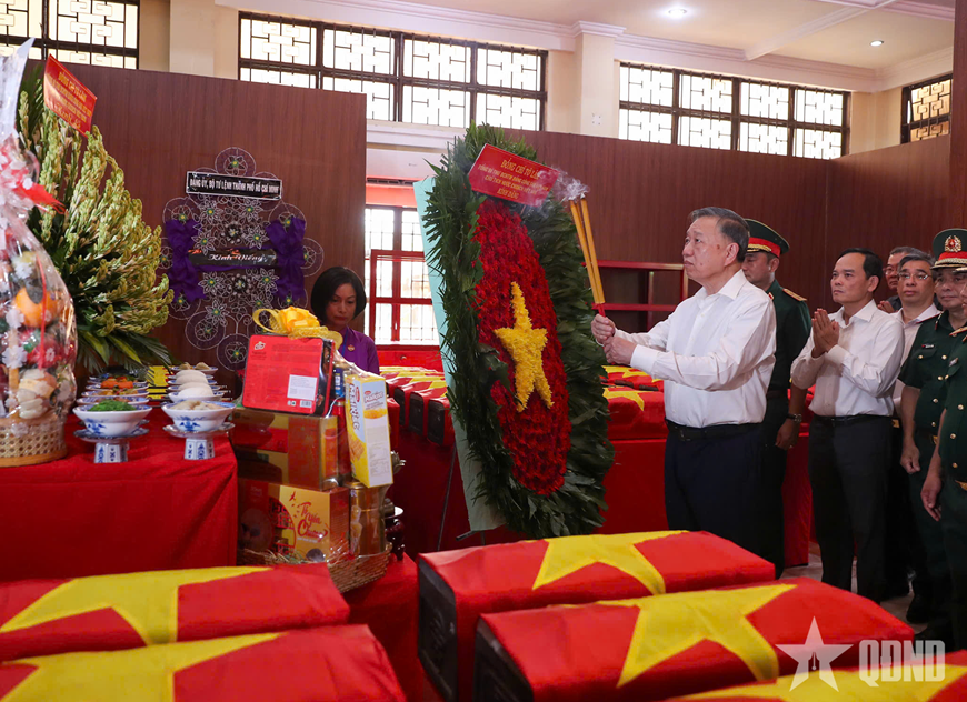 Tổng Bí thư, Chủ tịch nước Tô Lâm Tìm kiếm, quy tập, xác định danh tính các liệt sĩ là trách nhiệm thiêng liêng trước Tổ quốc, trước Nhân dân