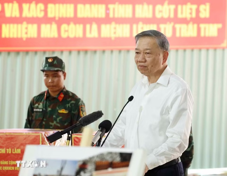 Thư của Tổng Bí thư, Chủ tịch nước Tô Lâm nhân dịp kỷ niệm 79 năm Ngày Thương binh - Liệt sĩ