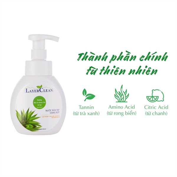 Thu hồi toàn quốc nước rửa tay dạng bọt Layer Clean