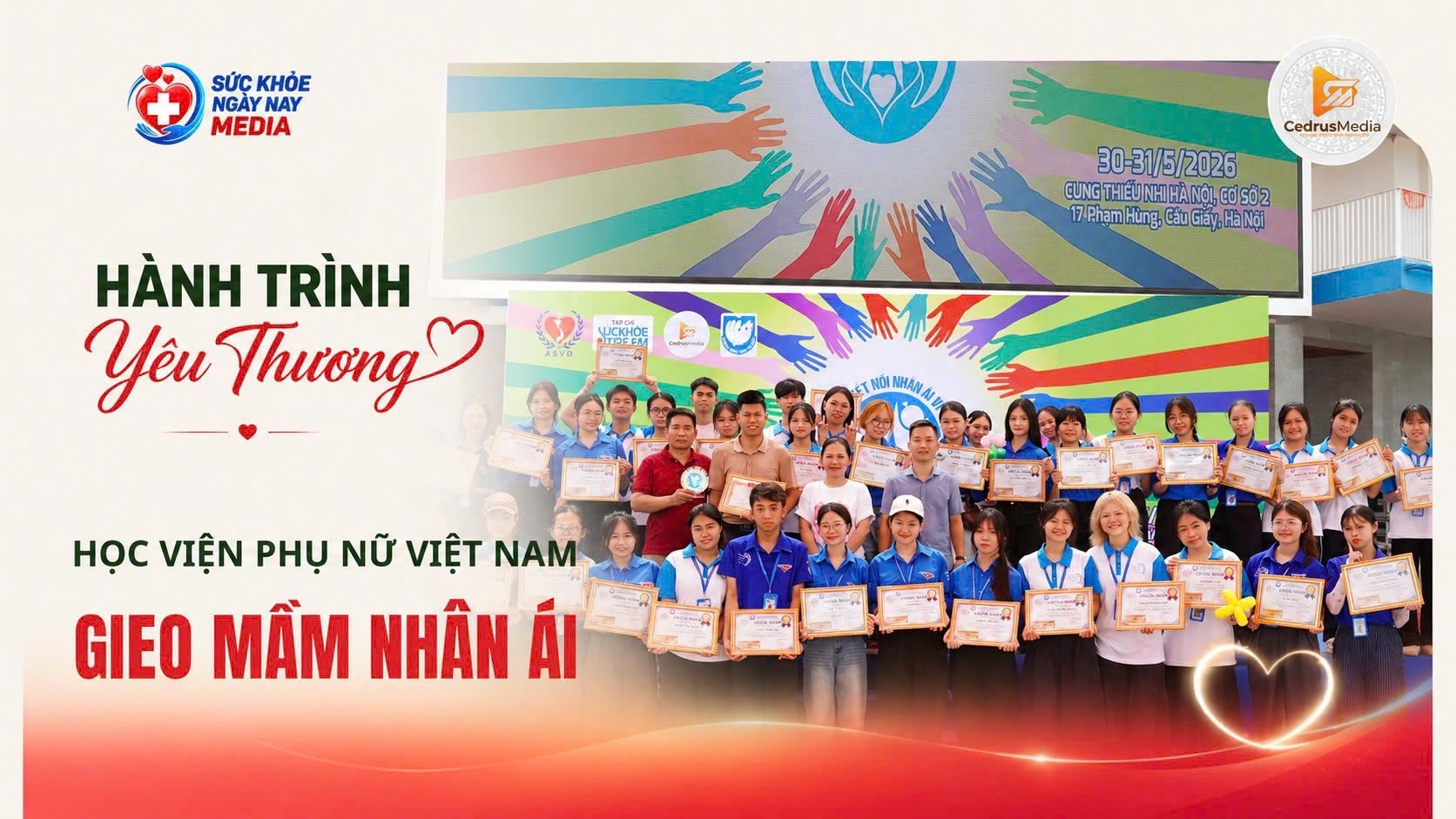 Học viện Phụ nữ Việt Nam Lan tỏa nhân ái từ những việc làm thiết thực