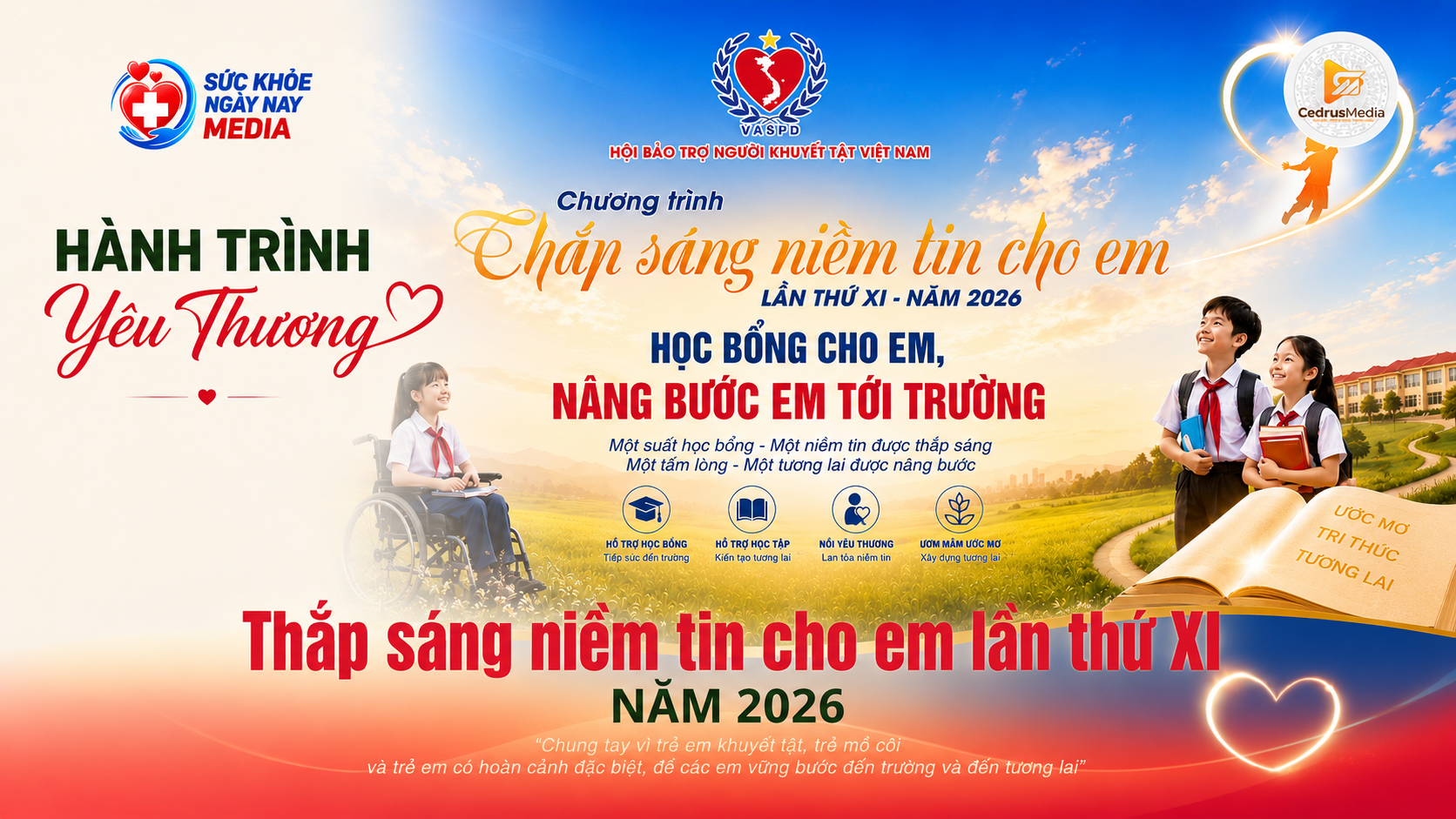 Thắp sáng niềm tin cho em lần thứ XI năm 2026
