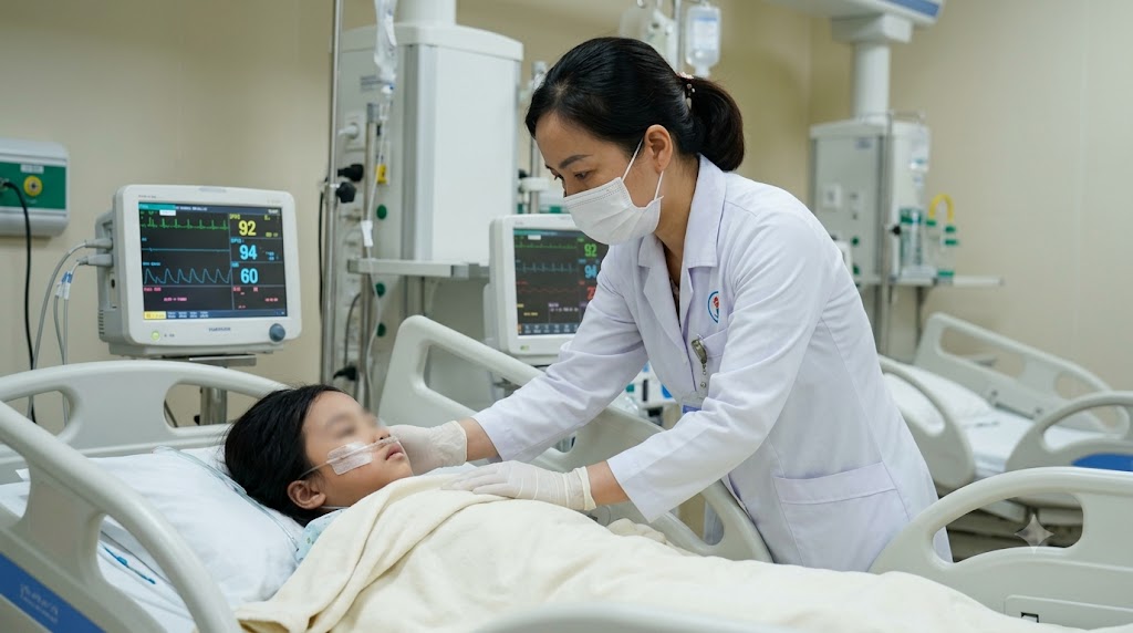 Viêm não Nhật Bản Cảnh báo nguy cơ diễn biến suy hô hấp nhanh ở trẻ