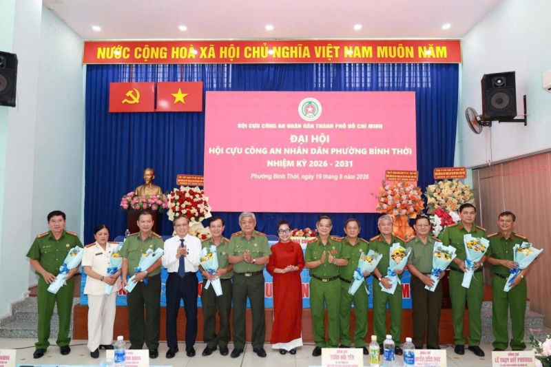 TP HCM Đại hội thành lập Hội cựu Công an nhân dân Phường Bình Thới