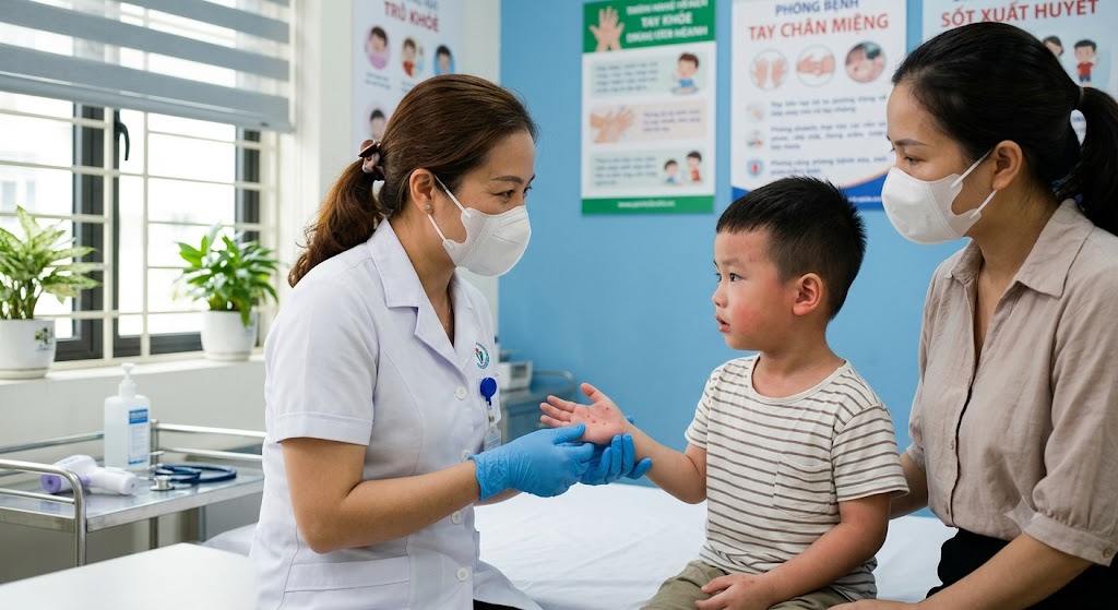 Báo động Tay chân miệng và sốt xuất huyết bùng phát sớm, đe dọa trẻ nhỏ