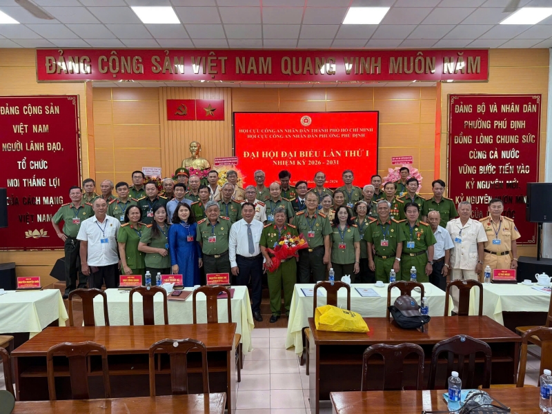 Đại hội Đại biểu cựu CAND Phường Phú Định lần thứ nhất