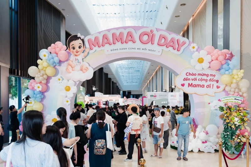 Hơn 1000 ba mẹ tham dự ngày hội Mama Ơi Day