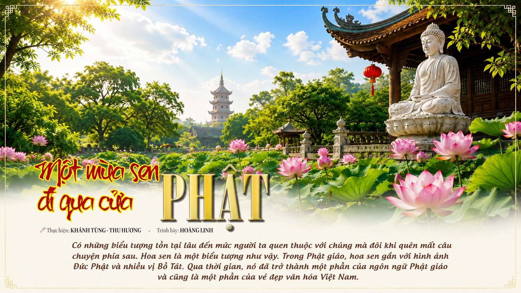 Một mùa sen đi qua cửa Phật