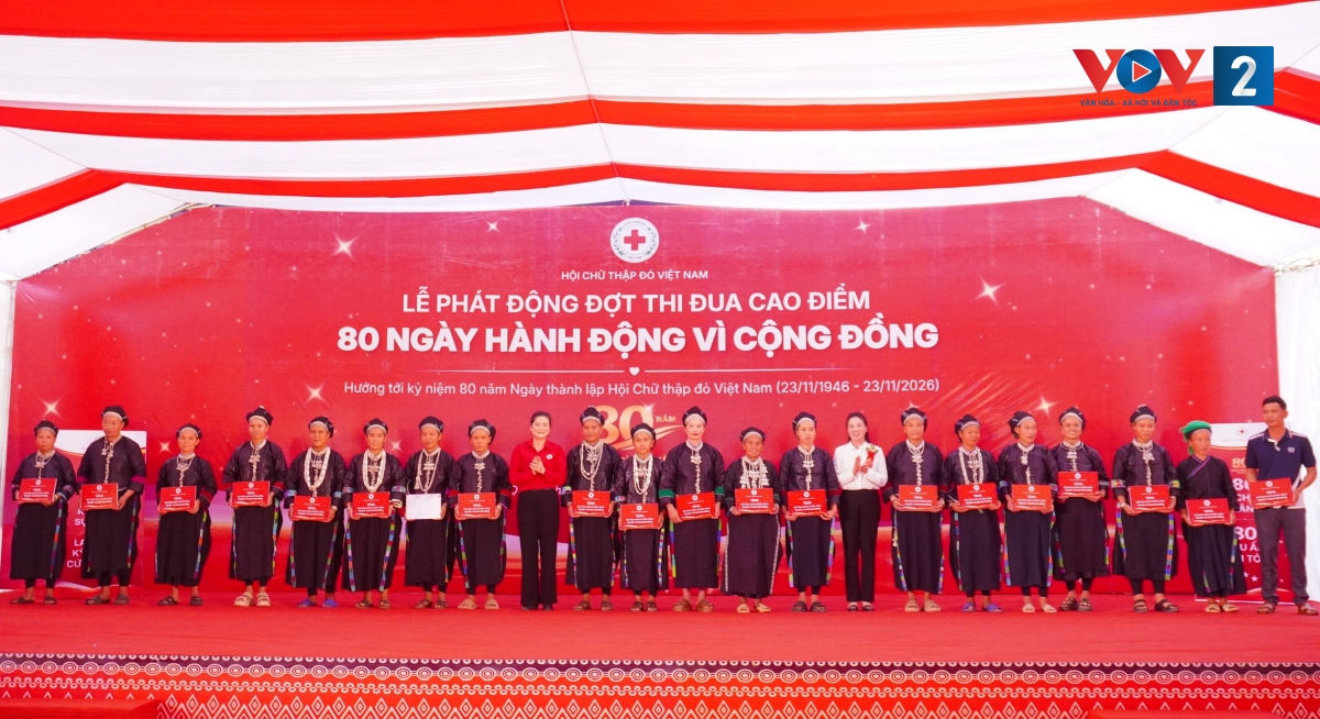 Hội Chữ thập đỏ phát động đợt thi đua “80 ngày hành động vì cộng đồng”