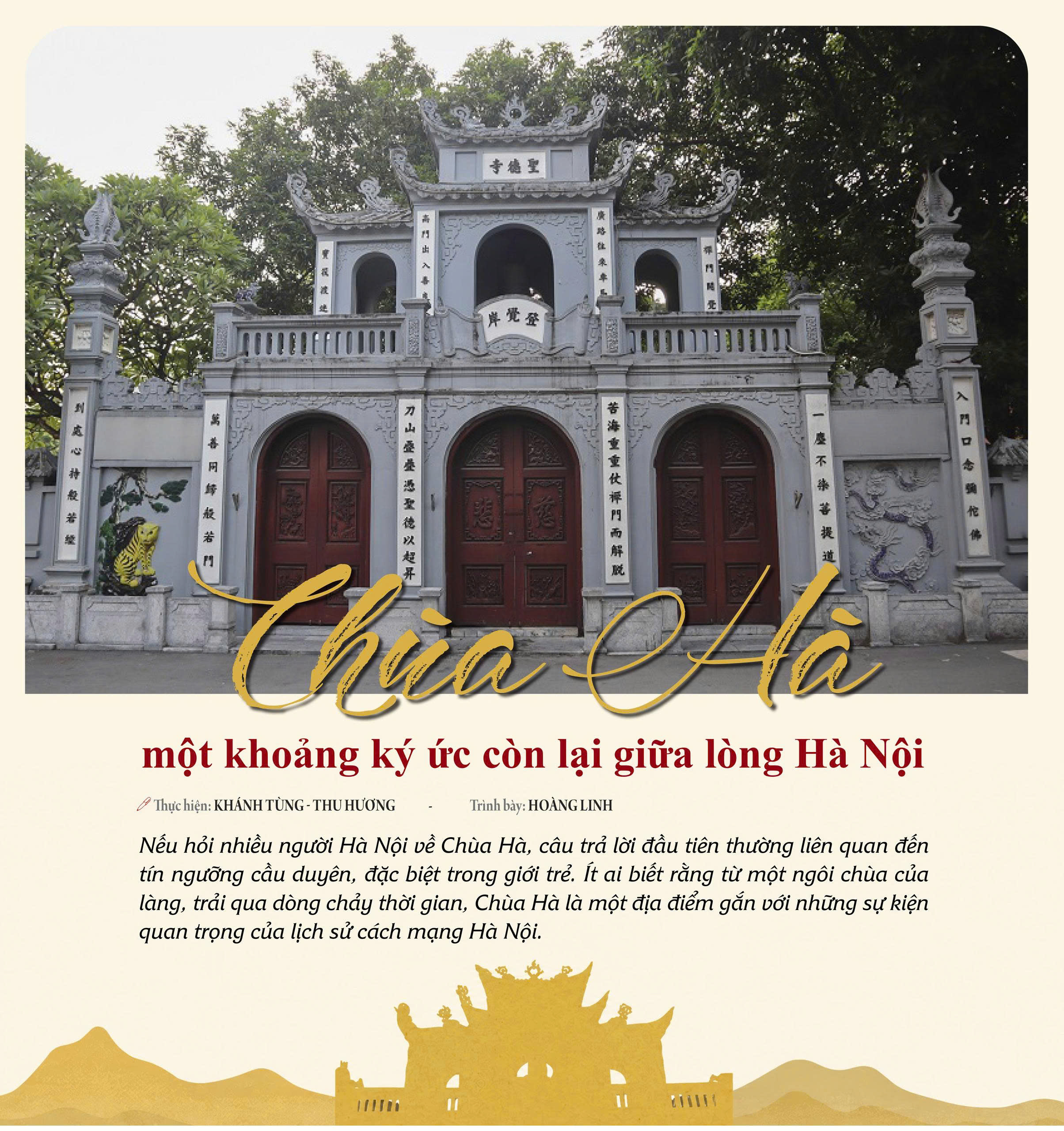 Chùa Hà Một khoảng ký ức còn lại giữa lòng Hà Nội