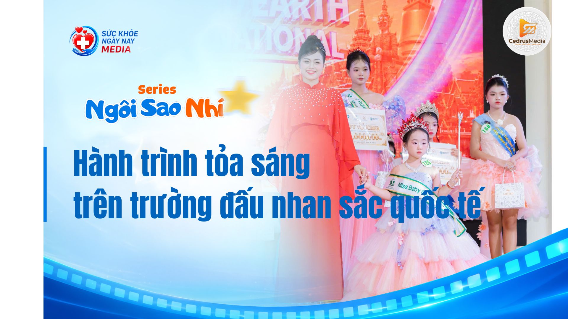 Ngôi sao nhí Việt tỏa sáng tại Miss Teen Grand Earth International 2026 trên đất Thái Lan