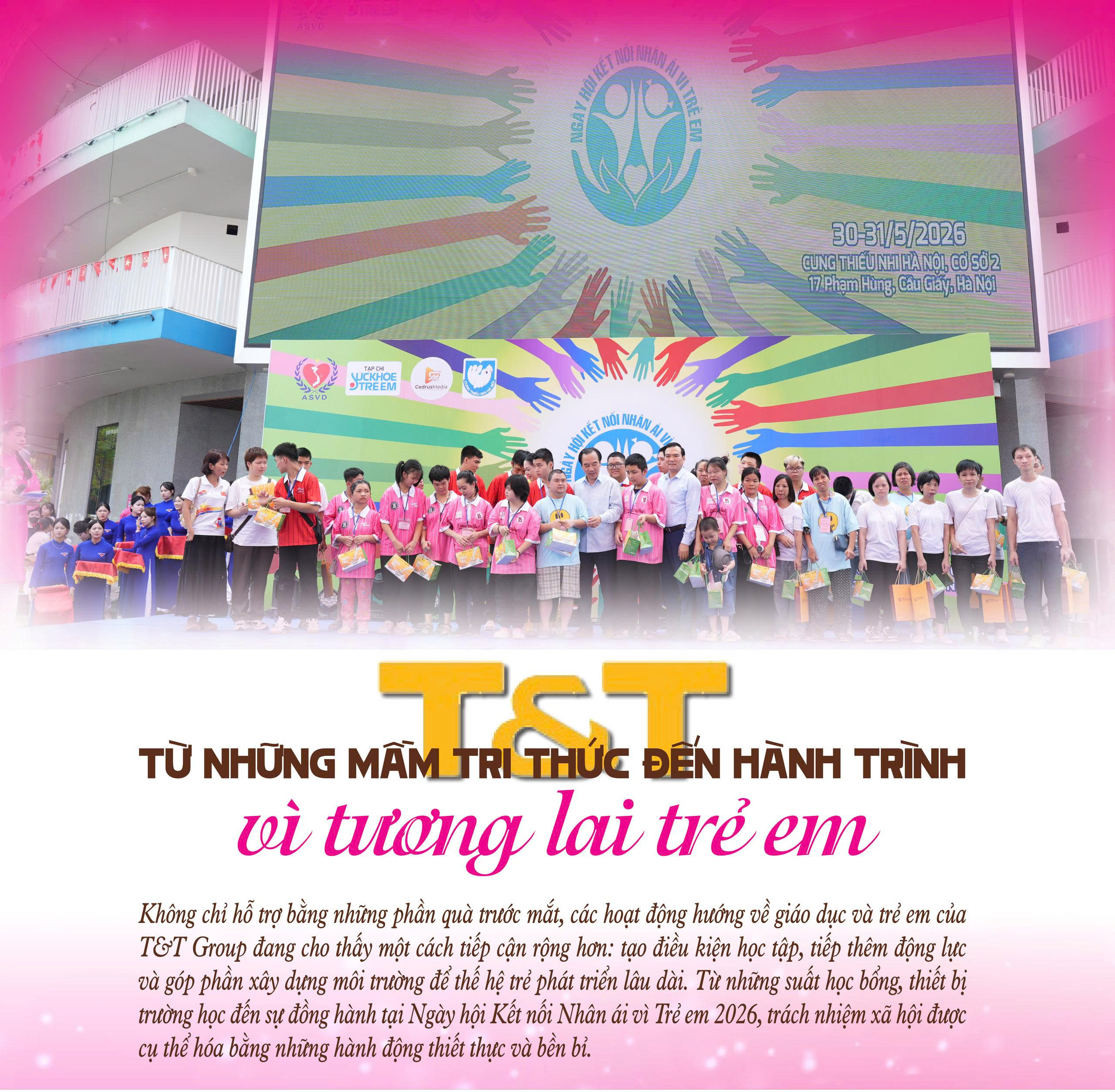 T T Group Từ những mầm tri thức đến hành trình vì tương lai trẻ em