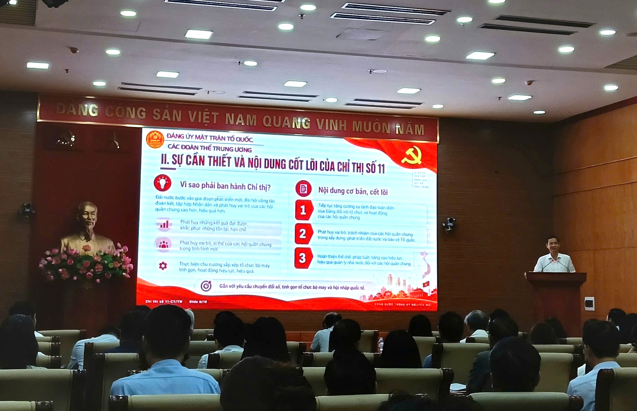 Nghiên cứu, quán triệt các Chỉ thị, quy định của Đảng
