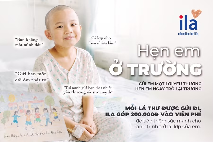 ‘Hẹn em ở trường’- Gửi thư động viên, trao hỗ trợ cho bệnh nhi